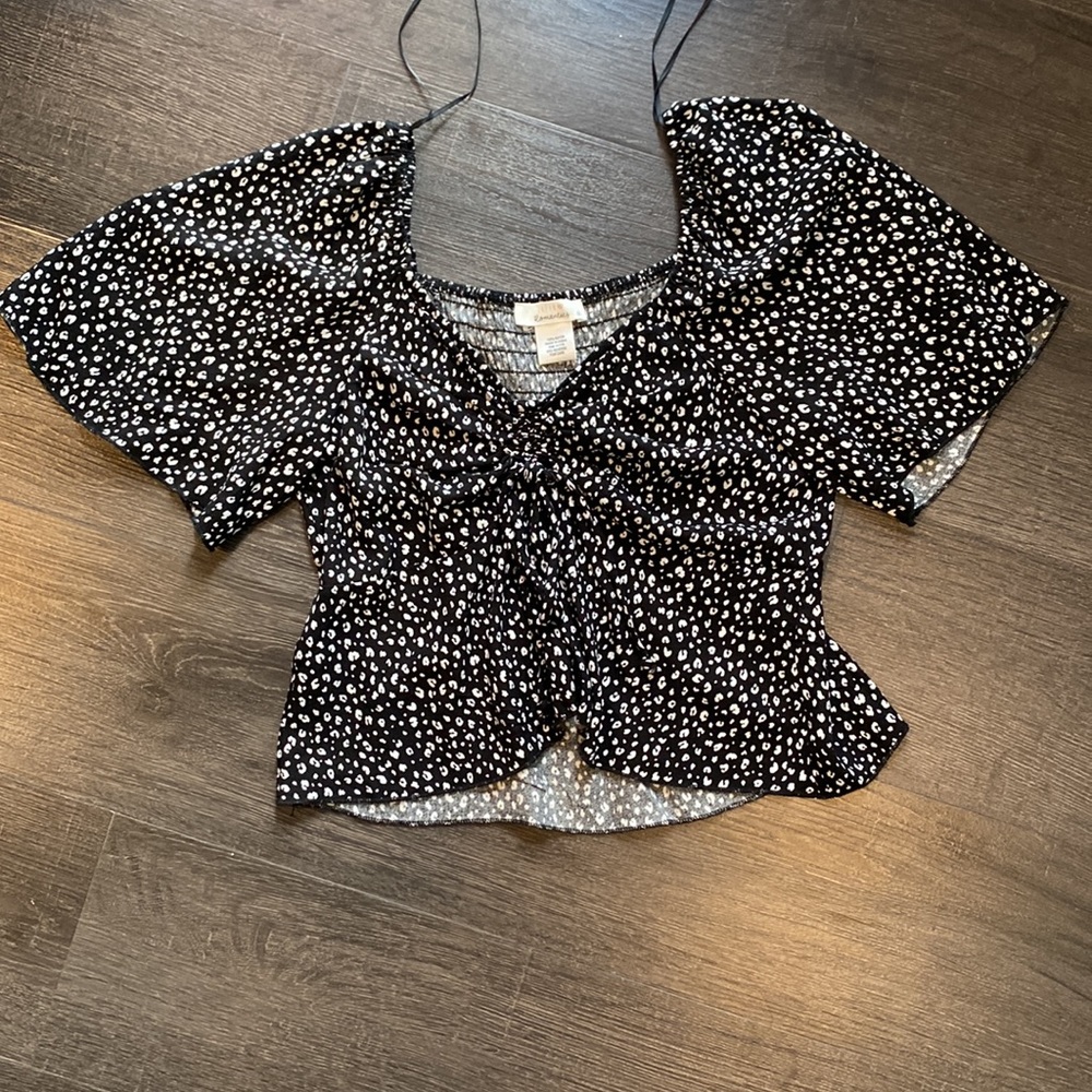 Black and white print blouse‎ - Picture 2 of 10